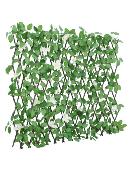 Traliccio Edera Artificiale Espandibile Verde 5pz 186x30 cm
