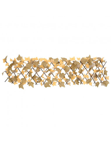 Traliccio Acero Artificiale Espandibile Arancione 5pz 180x30 cm