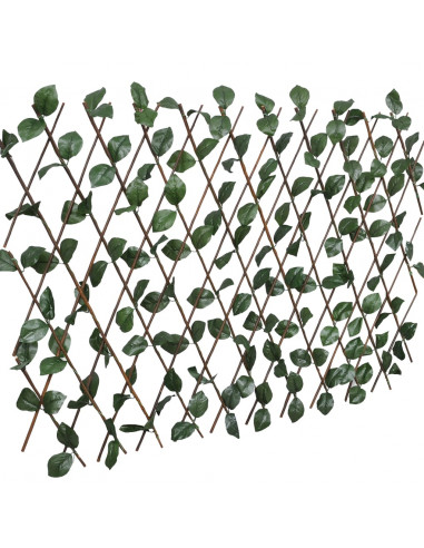 Recinto in Salice a Traliccio 5 pz Foglie Artificiali 180x60 cm