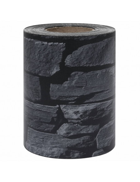 Recinzione Frangivento da Giardino PVC 70x0,19 m Grigio