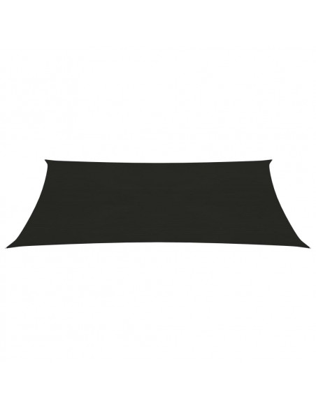 Vela Parasole 160 g/m² Nera 5x7 m in HDPE