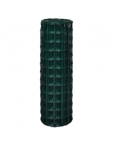 Recinzione Europea in Acciaio 10 x 1,2 m Verde