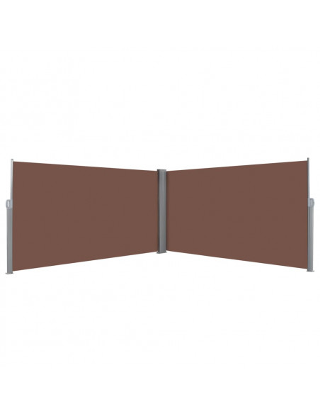 Tenda da Sole Laterale Retrattile 160x600 cm Marrone
