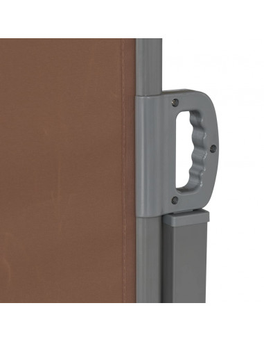 Tenda da Sole Laterale Retrattile 160x600 cm Marrone