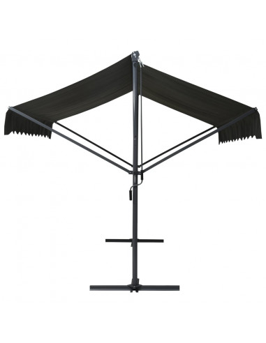 Tenda Parasole con Piedistallo 300x300 cm Antracite