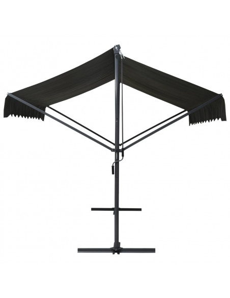 Tenda Parasole con Piedistallo 300x300 cm Antracite