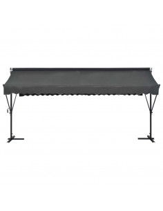 Tenda Parasole con Piedistallo 500x300 cm Antracite 2