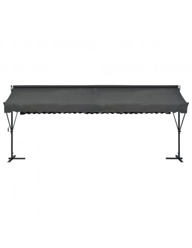 Tenda Parasole con Piedistallo 600x300 cm Antracite