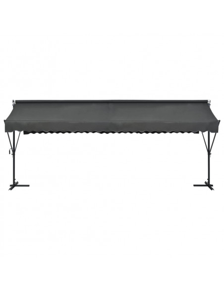 Tenda Parasole con Piedistallo 600x300 cm Antracite