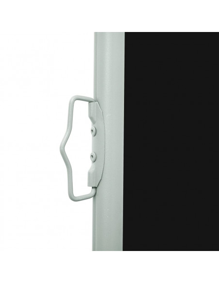 Tenda Laterale Retrattile per Patio 140x600 cm Nera