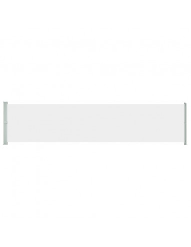 Tenda Laterale Retrattile per Patio 140x600 cm Crema