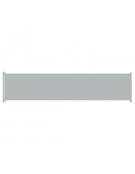 Tenda Laterale Retrattile per Patio 140x600 cm Grigio