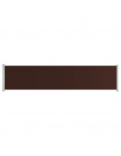 Tenda Laterale Retrattile per Patio 140x600 cm Marrone 2