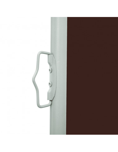 Tenda Laterale Retrattile per Patio 140x600 cm Marrone