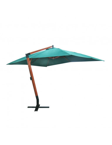 Ombrellone a Sbalzo Melia 300 x 400 cm Verde
