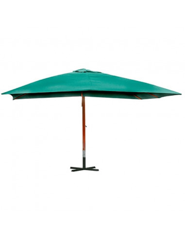 Ombrellone a Sbalzo Melia 300 x 400 cm Verde