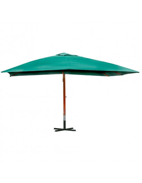 Ombrellone a Sbalzo Melia 300 x 400 cm Verde