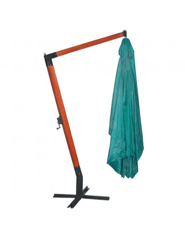 Ombrellone a Sbalzo Melia 300 x 400 cm Verde