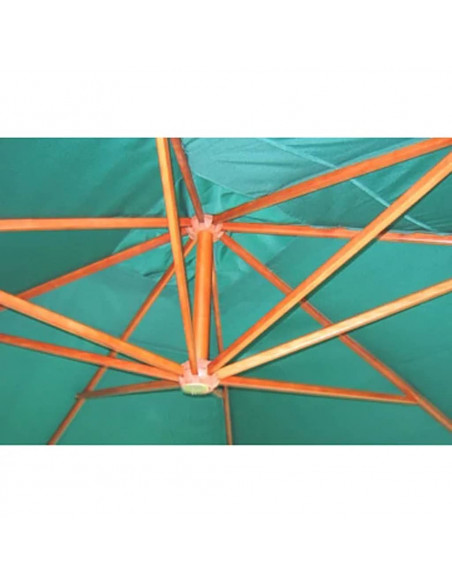 Ombrellone a Sbalzo Melia 300 x 400 cm Verde