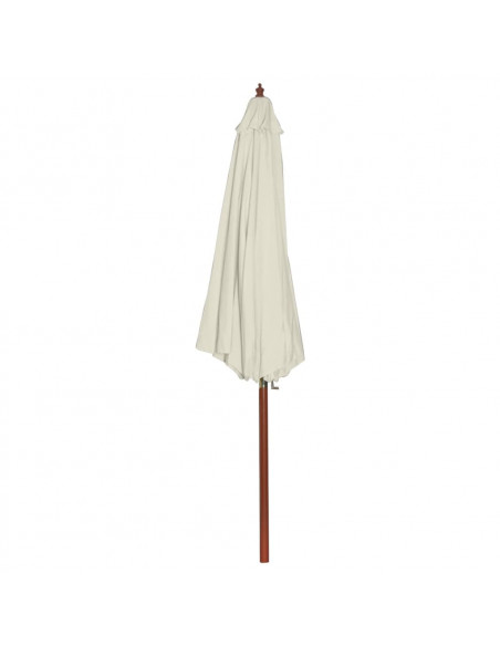 Ombrellone 300x258 cm Bianco Sabbia