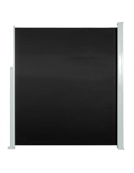 Tendalino Laterale per Patio Terrazzo 160 x 300 cm Nero