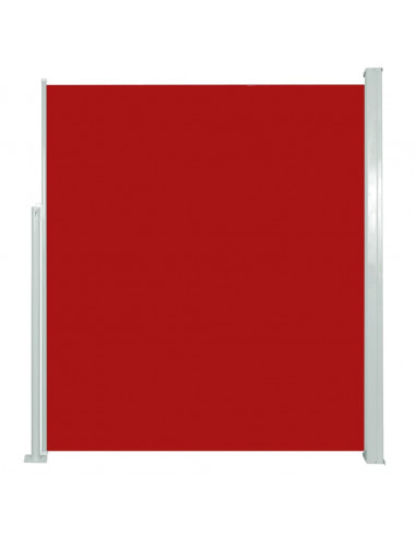 Tendalino Laterale per Patio Terrazzo 160 x 300 cm Rosso