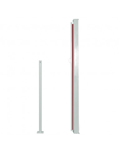 Tendalino Laterale per Patio Terrazzo 160 x 300 cm Rosso