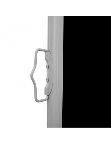 Tenda da Sole Laterale Retrattile Nera 160x600 cm