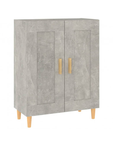 Credenza Grigio Cemento 69,5x34x90 cm in Legno Multistrato