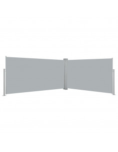 Tenda da Sole Laterale Retrattile 160x600 cm Grigia 2