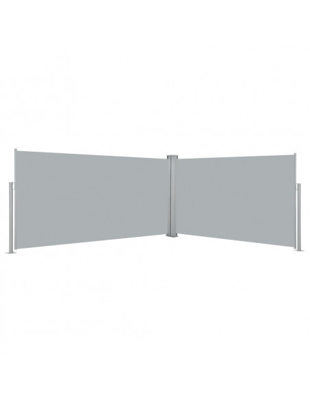 Tenda da Sole Laterale Retrattile 160x600 cm Grigia