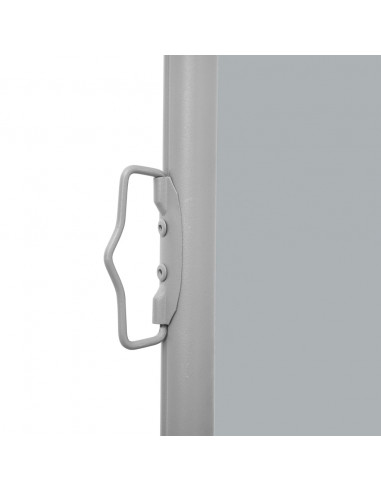 Tenda da Sole Laterale Retrattile 160x600 cm Grigia