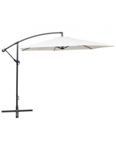 Ombrellone 3 m Bianco Sabbia