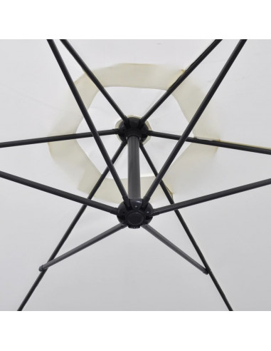 Ombrellone 3 m Bianco Sabbia