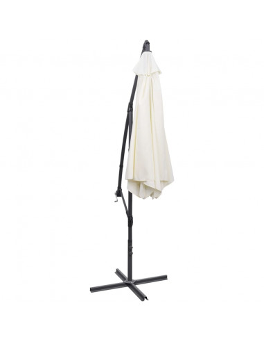 Ombrellone 3 m Bianco Sabbia