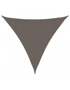 Parasole a Vela HDPE Triangolare 3,6x3,6x3,6 m Antracite 2