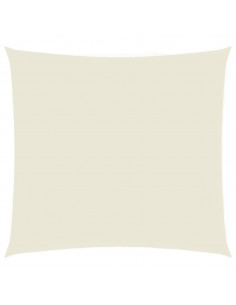 Parasole a Vela Oxford Quadrato 3,6x3,6 m Crema 2