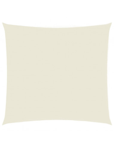 Parasole a Vela Oxford Quadrato 3,6x3,6 m Crema