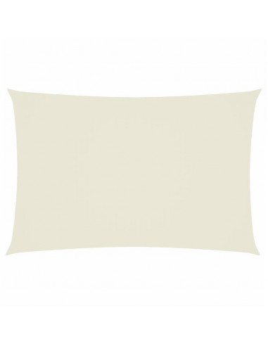 Parasole a Vela Oxford Rettangolare 2x4 m Crema