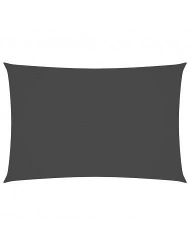Parasole a Vela Oxford Rettangolare 2x4 m Antracite