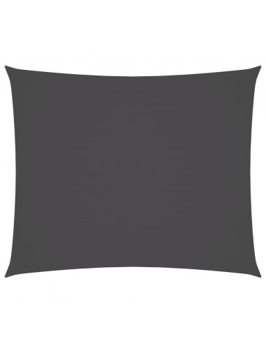 Parasole a Vela Oxford Rettangolare 4x6 m Antracite