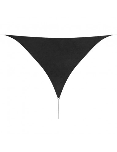 Parasole a Vela Oxford Triangolare 5x5x5 m Antracite