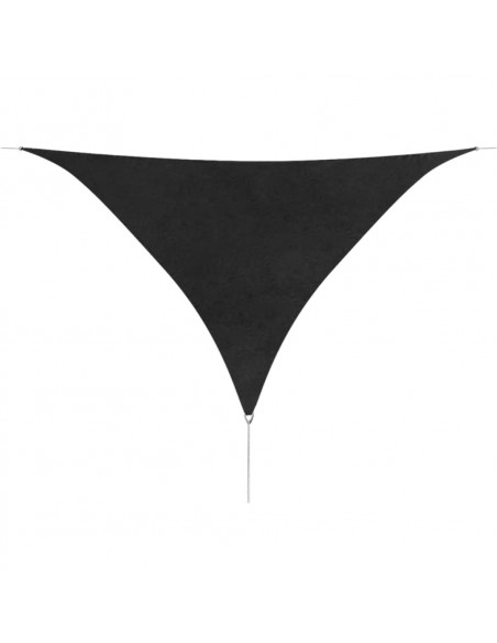 Parasole a Vela Oxford Triangolare 5x5x5 m Antracite