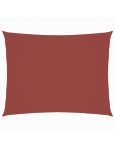 Parasole a Vela Oxford Rettangolare 2x4 m Terracotta 2