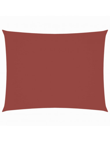 Parasole a Vela Oxford Rettangolare 2x4 m Terracotta