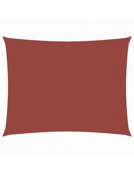 Parasole a Vela Oxford Rettangolare 2x4 m Terracotta