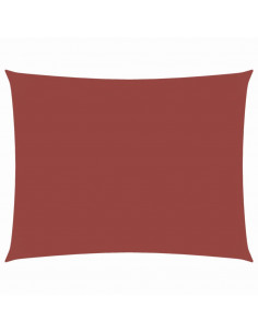 Parasole a Vela Oxford Rettangolare 4x6 m Terracotta 2