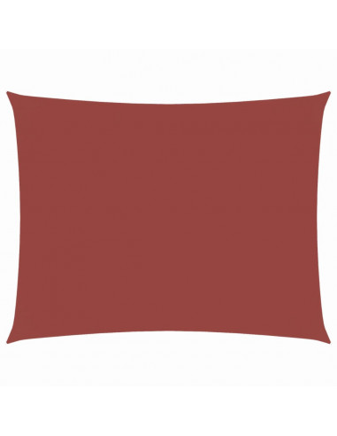 Parasole a Vela Oxford Rettangolare 4x6 m Terracotta