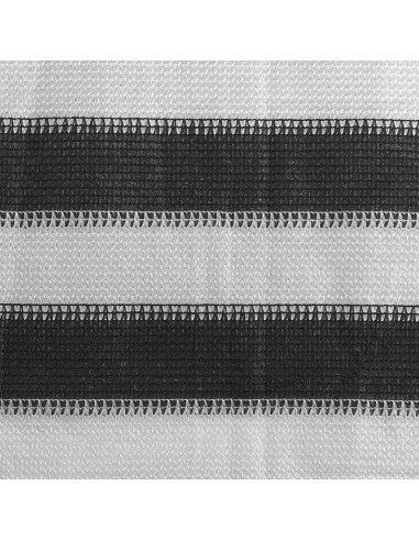 Paravento da Balcone HDPE 75x600 cm Antracite e Bianco