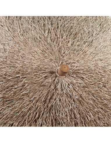 Parasole in Bambù con Copertura con Foglie di Banana 210 cm